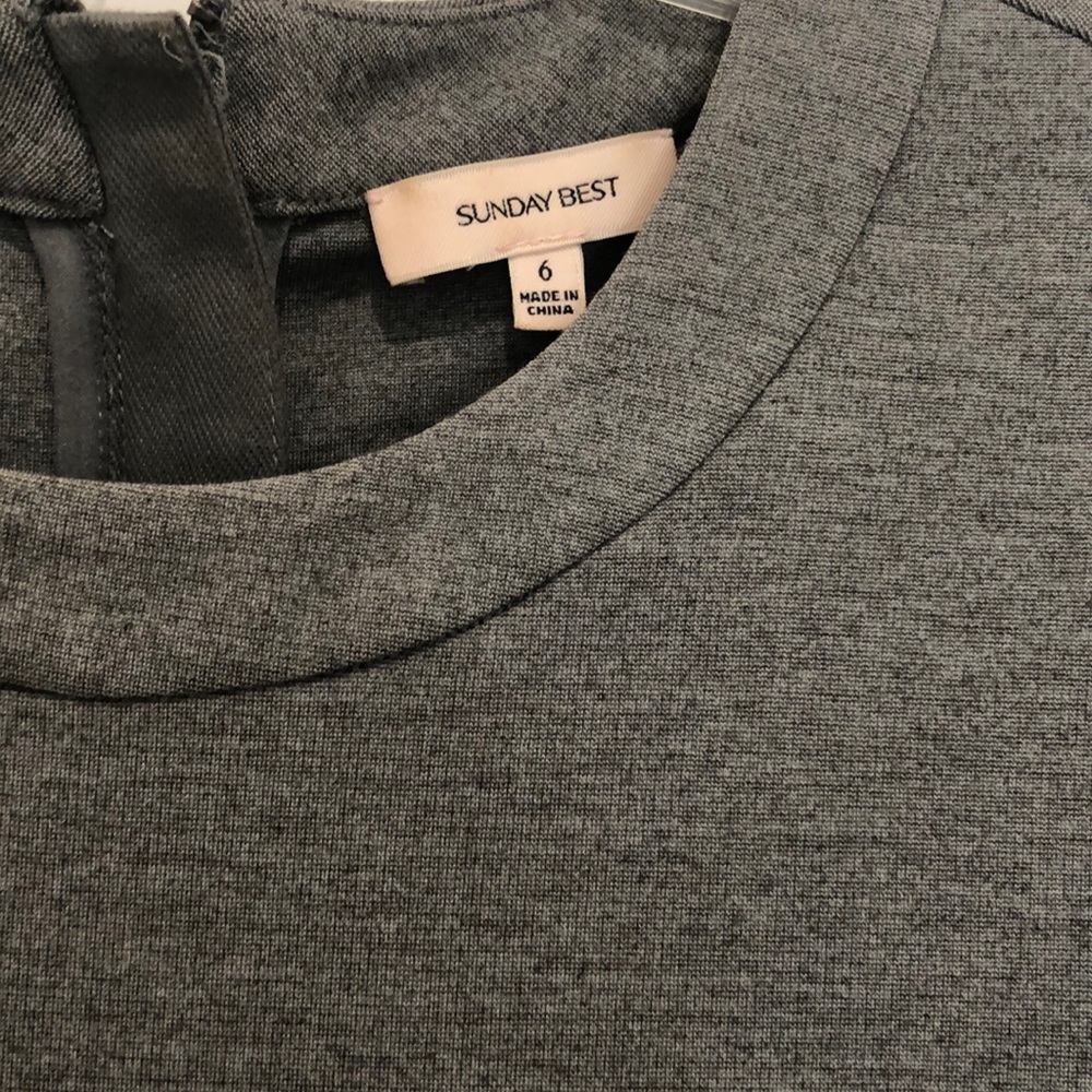 Aritzia Sunday Best Grey Mini Dress - Picture 4 of 5